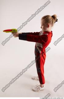 DENISA PILOT STANDING POSE WITH GUN